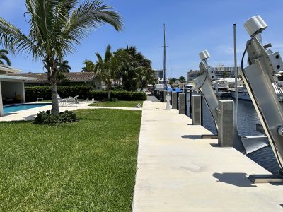 Dock For Rent At 20,000 lb lift rental- Pompano, 2 miles from Hillsboro Inlet