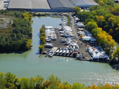 Dock For Rent At Private Slip 11 miles from Lake Michigan. 24/7 security